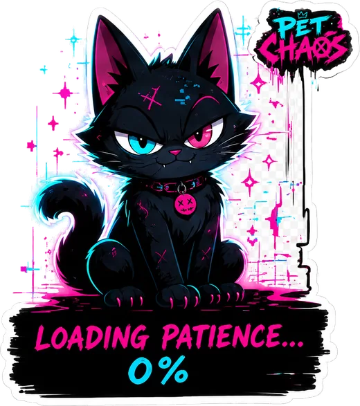 Pet Chaos Patience at 0% sticker: Loading patience… 0%.